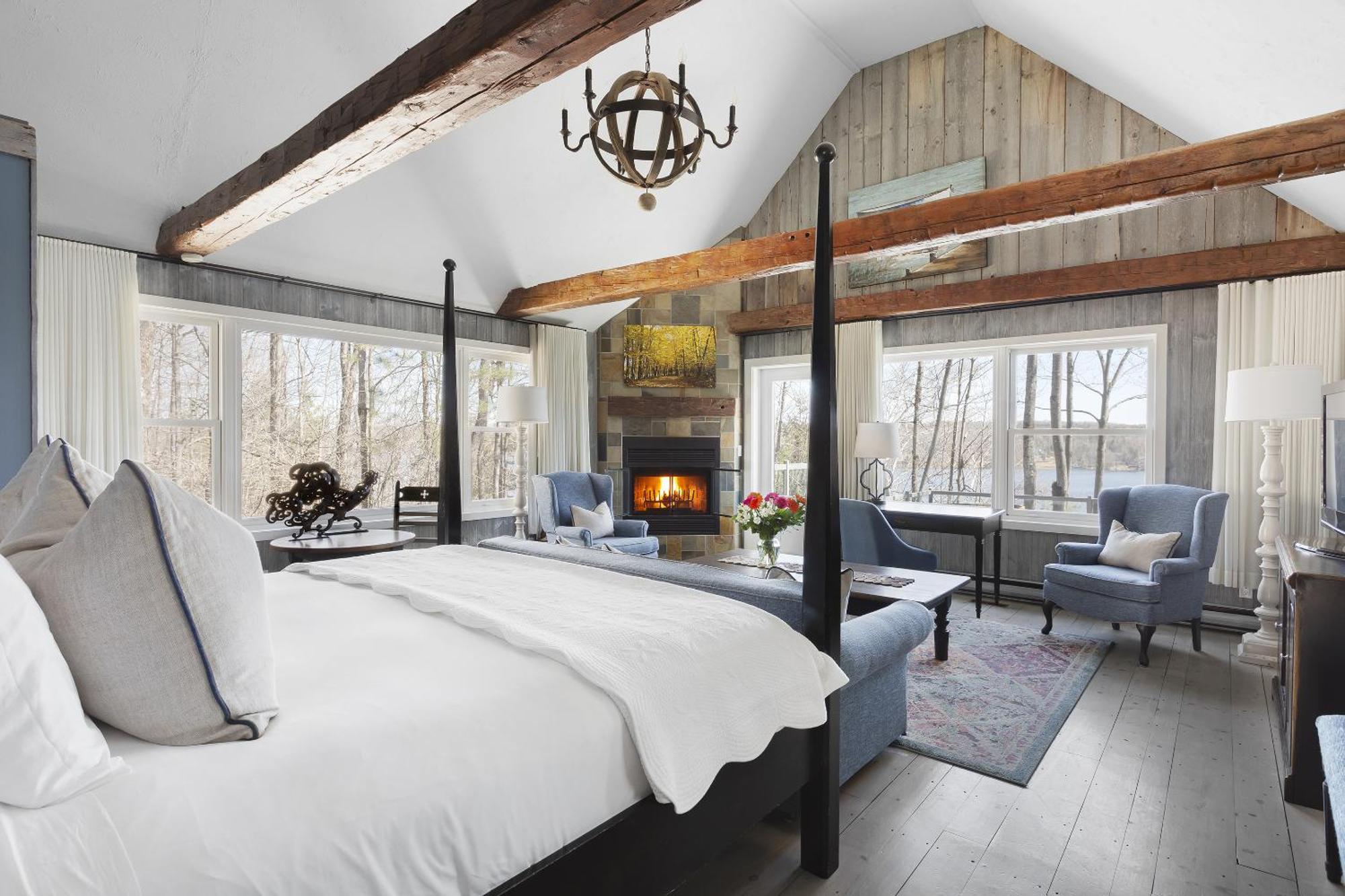 Manoir Hovey, Relais & Chateaux 北哈特利 外观 照片