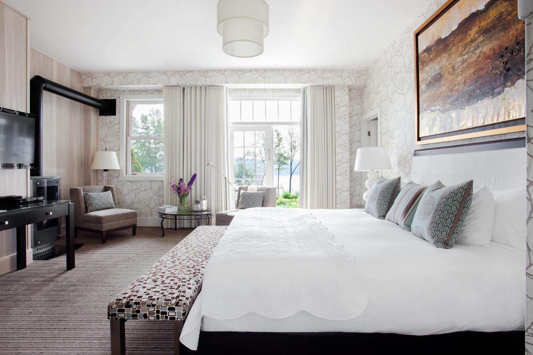 Manoir Hovey, Relais & Chateaux 北哈特利 外观 照片
